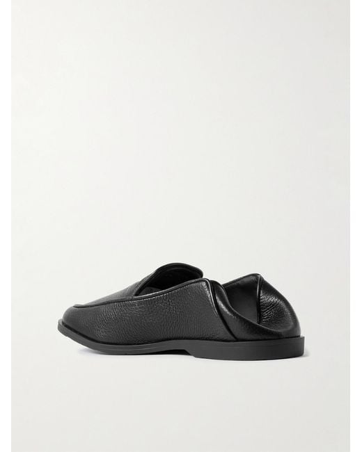 George Cleverley White Mayfair Ii Collapsible-Heel Deerkskin Loafers for men