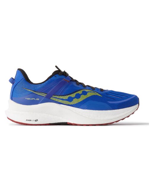 Saucony Tempus Rubber-trimmed Mesh Running Sneakers in Blue for Men | Lyst