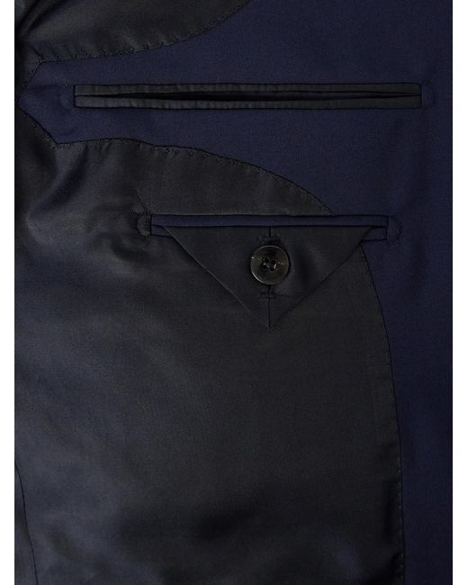 Tom Ford Blue Shelton Super 120S Wool Suit Jacket for men