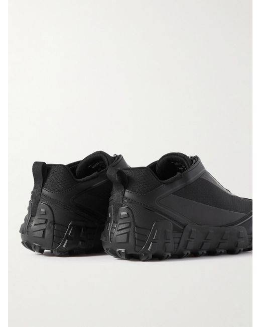 Norse Projects Black V04 Ripstop And Rubber Zip-up Sneakers for men