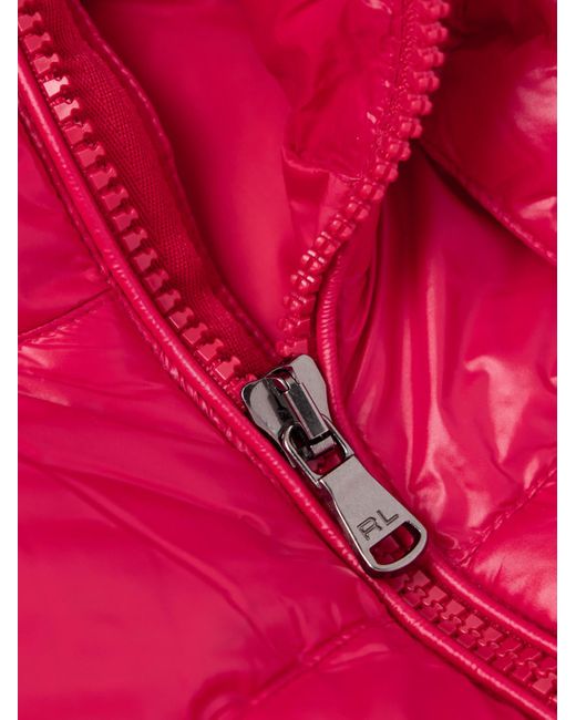 Polo Ralph Lauren Logo-Embroidered Quilted Recycled-Shell Hooded Down Jacket for men