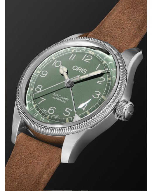 Oris Black Big Crown Pointer Date Automatic Stainless Steel Watch, Ref. 01 754 7749 4067-07 5 17 68 for men