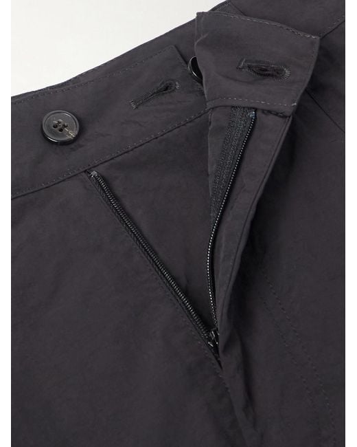 Dries Van Noten Blue Straight-Leg Shell Trousers for men