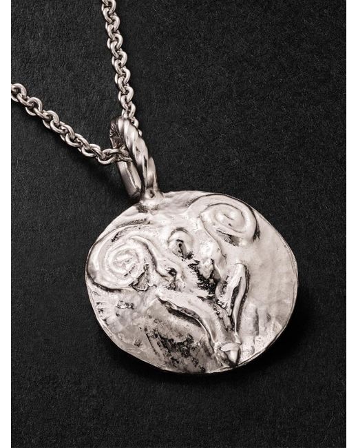 Elhanati Black Star Sign Aries Pendant Necklace for men