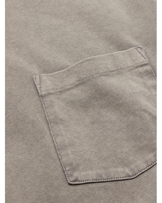 Corridor NYC Gray Garment-Dyed Cotton-Jersey T-Shirt for men