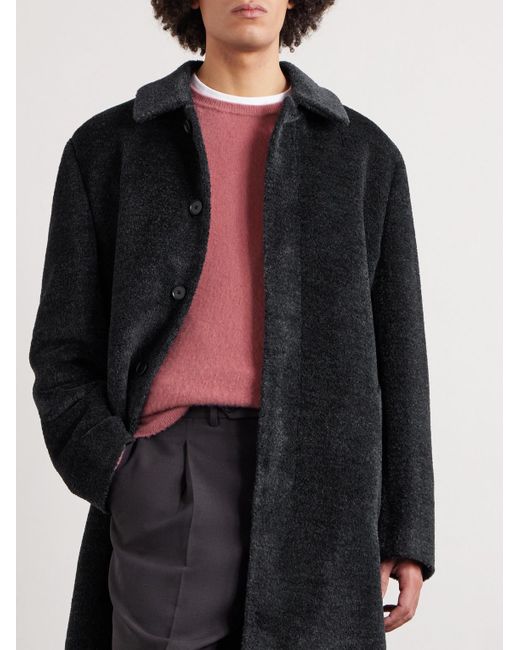 Mr P. Gray Luxe Wool And Alpaca-blend Coat for men