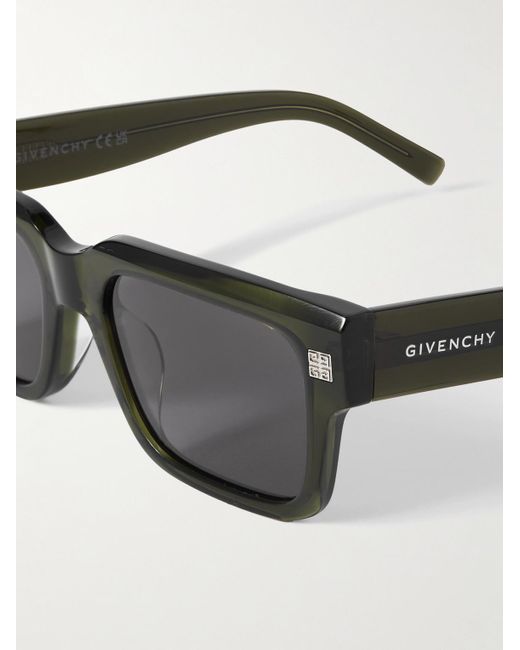Givenchy Black Gv Day Square-frame Acetate Sunglasses for men
