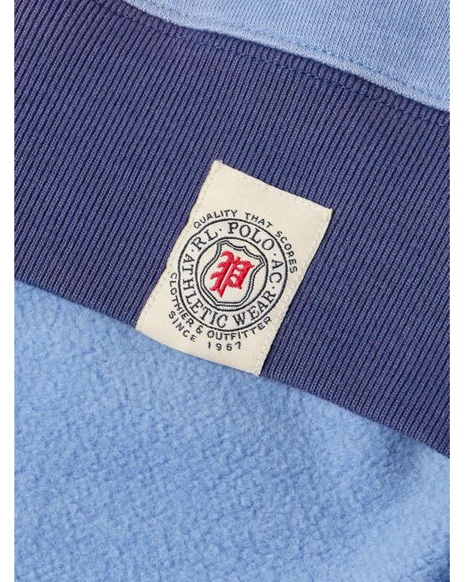 Polo Ralph Lauren Blue Dégradé Cotton-blend Fleece Hoodie for men