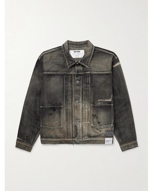 Neighborhood Gray Savage Type-1 Denim Jacket for men