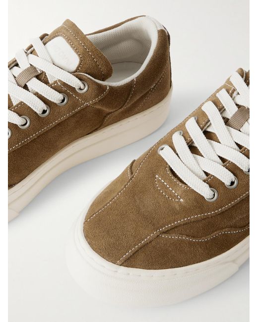 Omni Brown Dellow Suede Sneakers for men