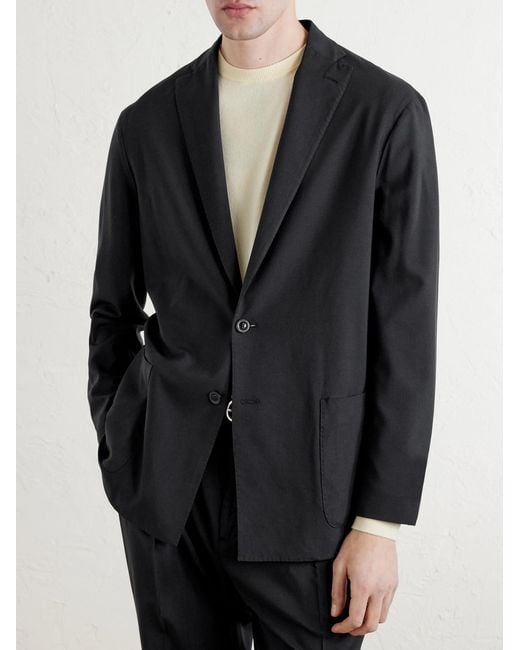 Boglioli Blue Virgin Wool Blazer for men