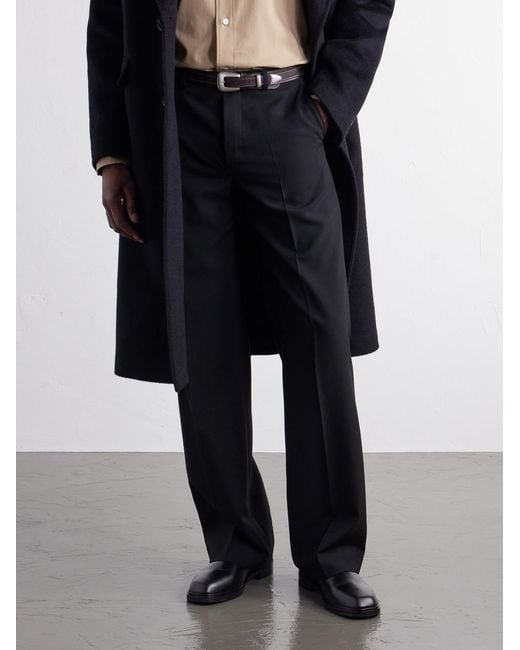 VINNY'S Black Jimmee Leather Boots for men