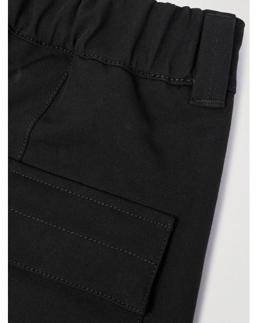Satisfy Black Slim-fit Straight-leg Belted Ecorepel® Bio Trousers for men