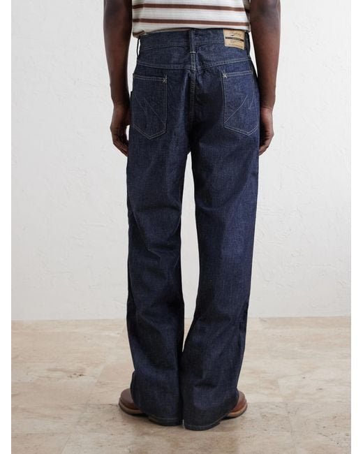 Neighborhood Blue Straight-Leg Jeans for men