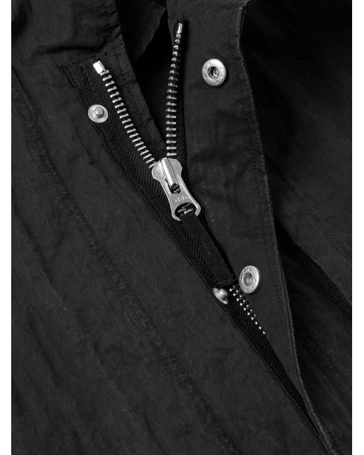 Corridor NYC Black M59 Stone-washed Cotton-blend Shell Hooded Field Jacket for men