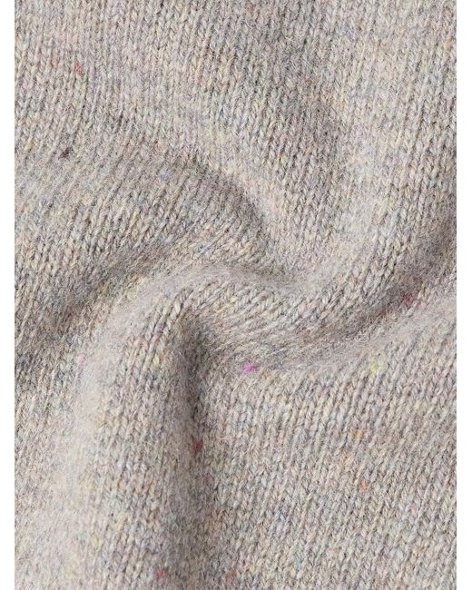 Altea Gray Wool And Cashmere-Blend Sweater for men