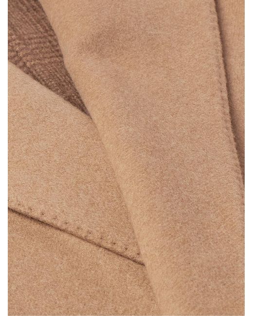 James Purdey & Sons Natural Town And Country Double-breasted Camel Hair-blend Coat for men