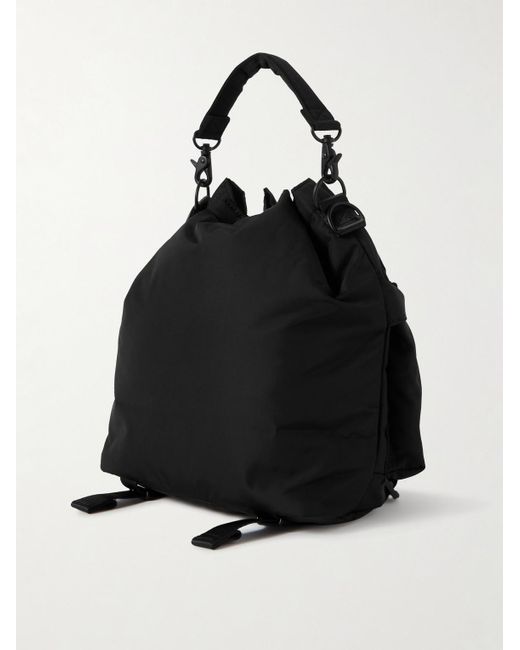 Porter-Yoshida and Co Black Senses Shell Messenger Bag for men