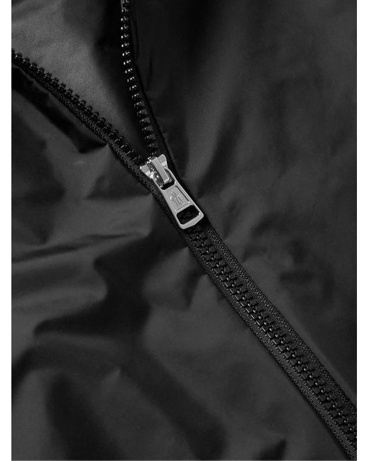 Moncler Black Etiache Logo-appliqued Shell Hooded Jacket for men