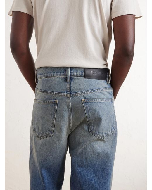 NAHMIAS Blue Wide-Leg Jeans for men