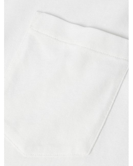 Tom Ford White Slim-Fit Cold-Dyed Cotton T-Shirt for men