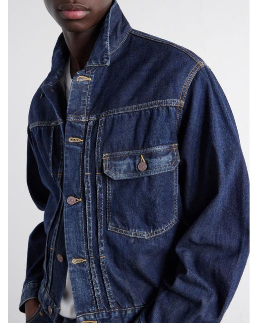Visvim Blue Denim Jacket for men