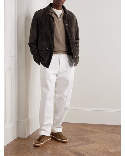Valstar Black Paul Padded Suede Jacket for men