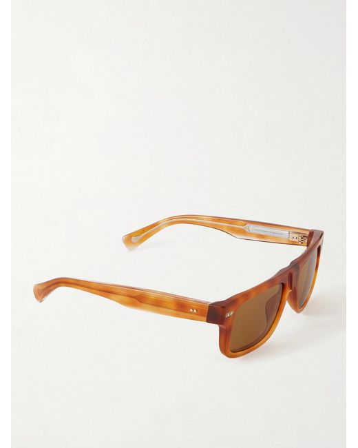 Brunello Cucinelli Brown Square-Frame Acetate Sunglasses for men