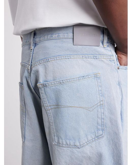Balenciaga Blue Wide-leg Jeans for men