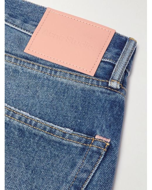 Jeans A Gamba Larga di Acne in Blue da Uomo