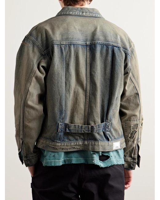 Neighborhood Blue Savage Type-1 Denim Jacket for men
