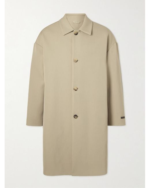 Fear Of God Natural Eternal Wool And Cotton-Blend Twill Coat for men