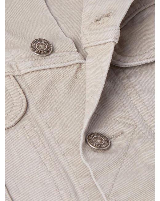 Tom Ford Natural Iconic Denim Jacket for men