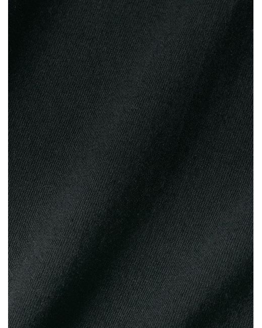 A.PRESSE Black Heavy Weight Cotton-Jersey T-Shirt for men