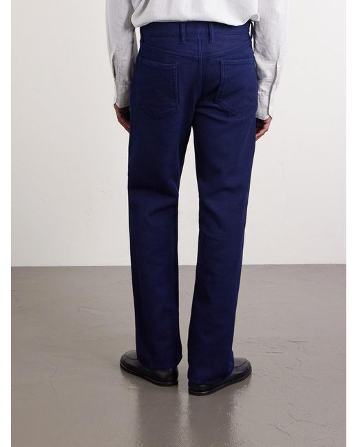 Blue Blue Japan Blue Sashiko Straight-leg Jeans for men