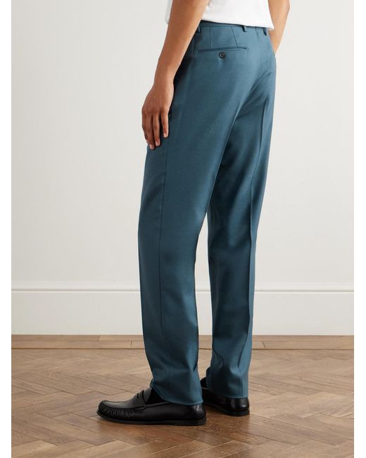 Slowear Blue Slim-Fit Wool And Cashmere-Blend Twill Suit Trousers for men