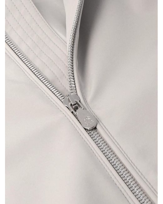 Brunello Cucinelli White Shell Blouson Jacket for men