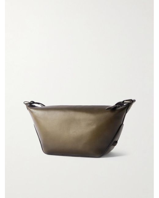 Berluti Natural Toujours Scritto Venezia Leather Messenger Bag for men