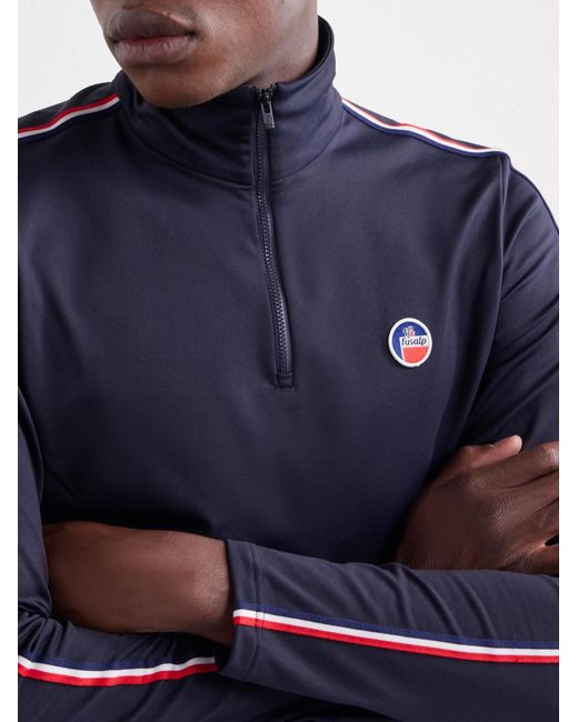 Fusalp Blue Mario Iii Logo-Appliquéd Stretch-Jersey Base Layer for men