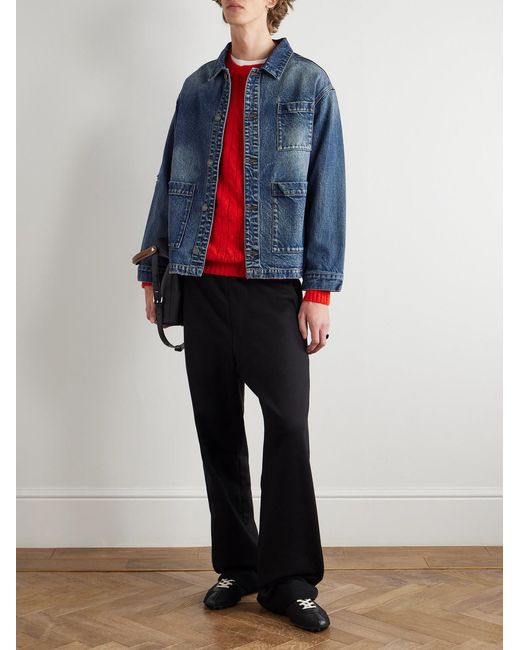 MANAAKI Blue Toi Denim Jacket for men