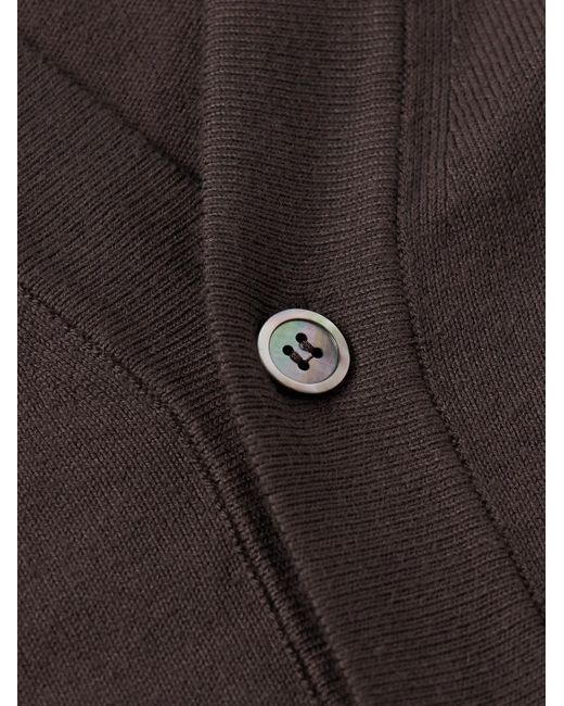 De Petrillo Cardigan aus Baumwolle in Brown für Herren