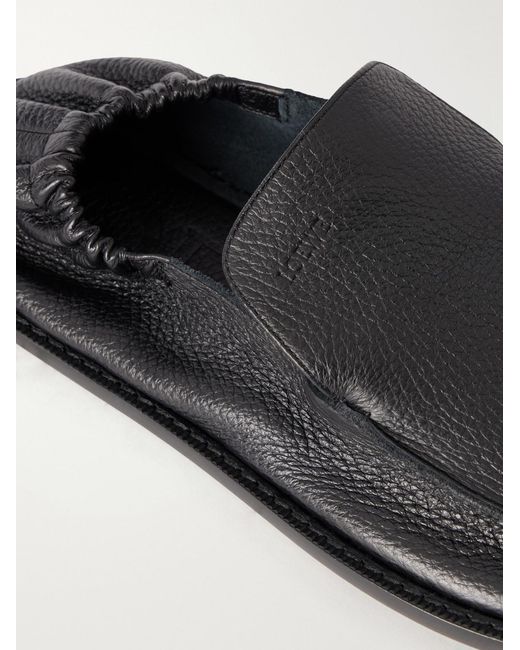 Loewe White Paula's Ibiza Flex Leather Loafers for men