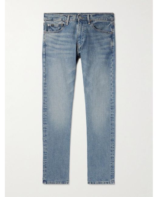Polo Ralph Lauren Blue Sullivan Slim-Fit Straight-Leg Jeans for men