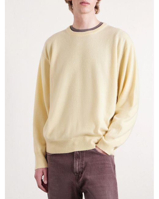 Ssstein Natural Cashmere Sweater for men
