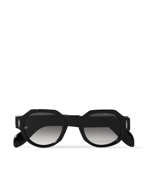 Cutler & Gross Black The Great Frog Round-frame Acetate Sunglasses for men
