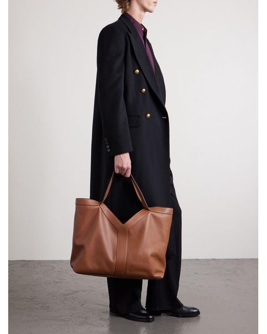 Saint Laurent Marais Tote aus Leder in Brown für Herren