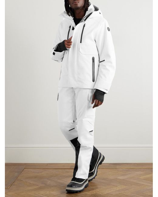 Fusalp Gray John Padded Hooded Ski Jacket for men