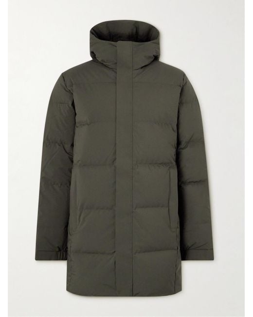 NN07 Green Golf 8181 Quilted Shell Hooded Down Jacket for men