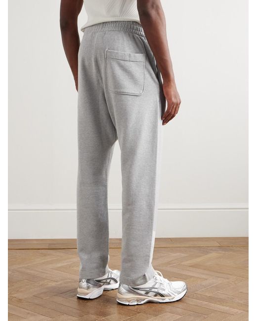 Remi Relief Gray Straight-leg Cotton-jersey Sweatpants for men