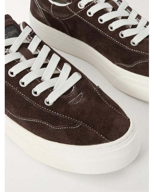 Omni Brown Dellow Suede Sneakers for men